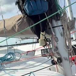 die Riggerin vertraut nur auf ihre eigenen Leinen...