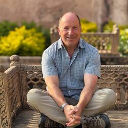 In Bundi palace gardens