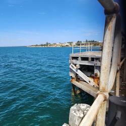 Looking back to Kingscote