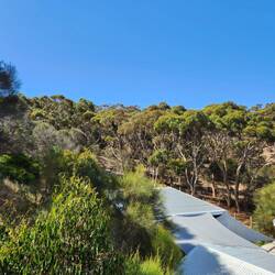 View to the left from our balcony