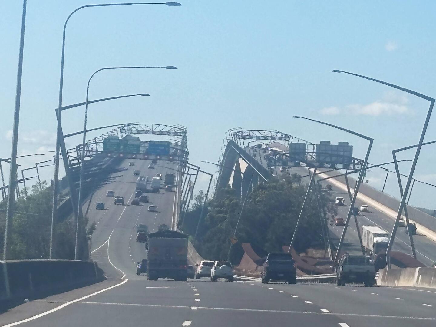 auf dem Weg zum Hafen Brisbane