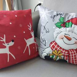 Die Sofakissen haben sich ebenfalls thematisch angepasst