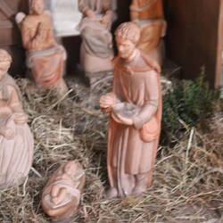 We saw so many hand crafted nativities.