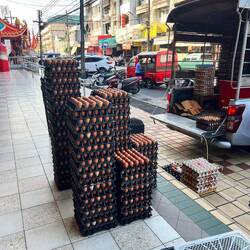 Eier, das Hauptnahrungsmittel