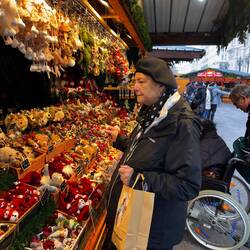 Shopping at the Christmas Market