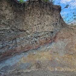 Plattenverschiebungen kann man hier gut erkennen☺️