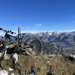 Auf der Krete oberhalb der Belles Rayes