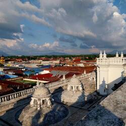 Blick vom Dach der Kathedrale