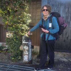 Our way marker signs to follow for the next five days