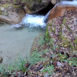 Crystal clear water in the Kiso River