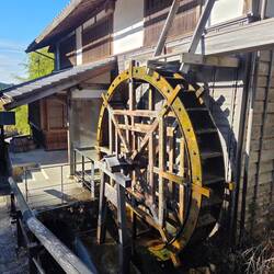 Water wheel in Tsumago-Juku