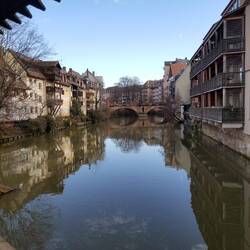 View from the Hangman's Bridgr.