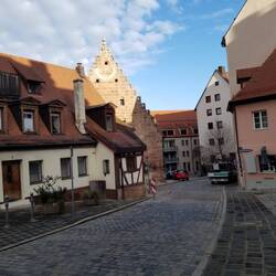 Dawn took us down back streets.