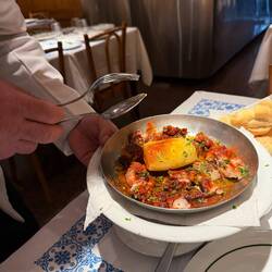 Pulpo?! Schon wieder? Gestern schon?! Ja! S' isch halt lecker.