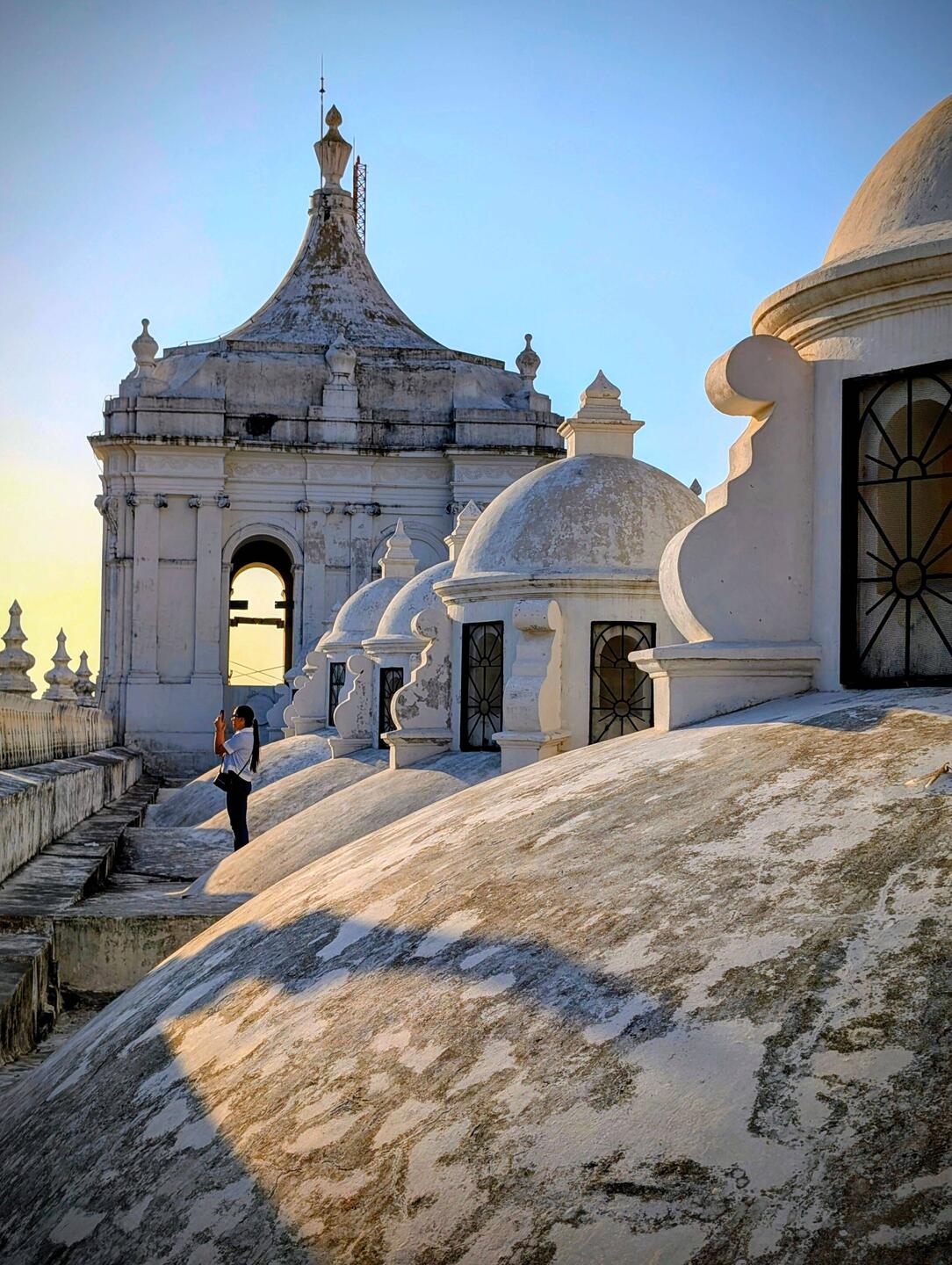 Montag: Wir besuchen noch das Dach der Kathedrale