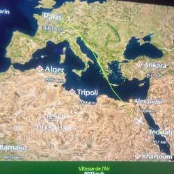 Notre vol direction l'Arabie saoudite...