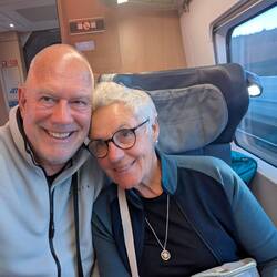 Im ICE von Frankfurt nach Köln
