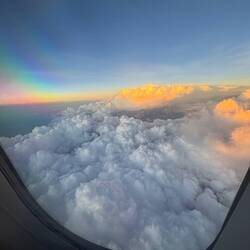 Sonnenuntergang über Australiens Himmel