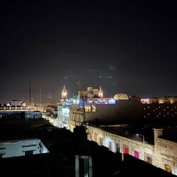 Blick von unsere Dachterrasse