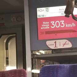 Very long ride, but very fast once we got to France.