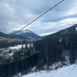 Erste Bergfahrt