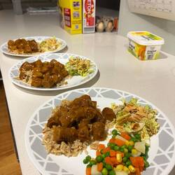 Slap together, satay sausages