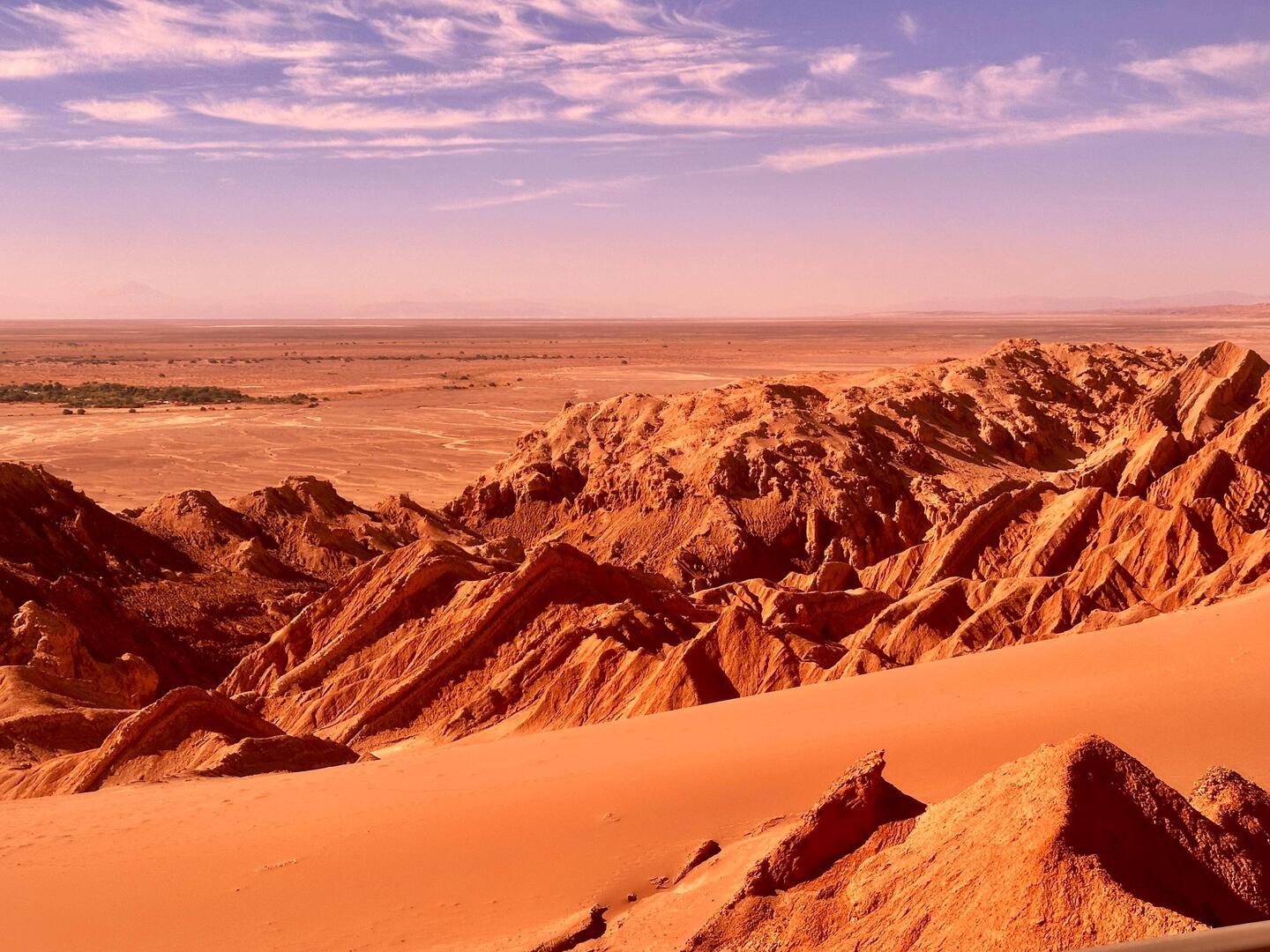 Unterwegs mit dem Bus durch die Atacama Wüste