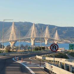 Zurück über die Rio-Andirrio-Brücke