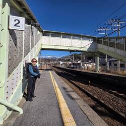 Waiting around for the train