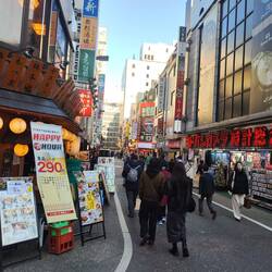 typische Gassen hier im Stadtteil Shinjuku