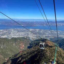 Die Aussicht ist überwältigend.