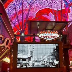 Das Ende der Freemont Street.