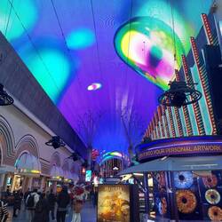 Überdachte Partyzone.