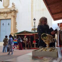 Kleiner Weihnachtsmarkt, aber größer als in Denia