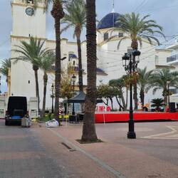 Die Kirche war natürlich geschlossen, genau wie das Weihnachtsmuseum