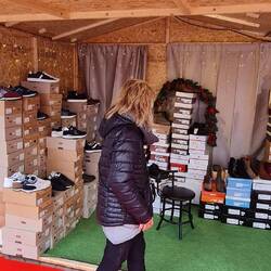 Und es gab auch Schuhe