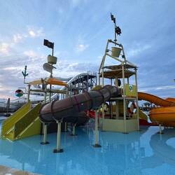 Der Wasserpark für beide Anlagen