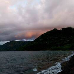 Abendstimmung an der Laguna Apoyo