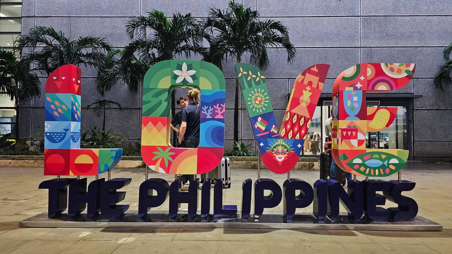 Endlich gelandet in Manila.