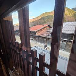 View on the main street from our room