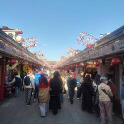 Zugang zum Sensō-ji Tempel