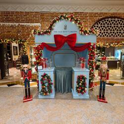 One of many decorations in the lobby