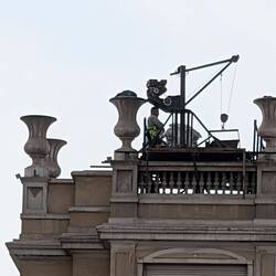 One corner of the opera building