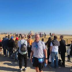 Nach dem Lauf immer noch gut drauf.