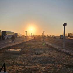 Morgens bei Sonnenaufgang zum Giseyplateau.