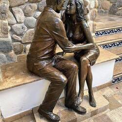 Liz Taylor und Richard Burton