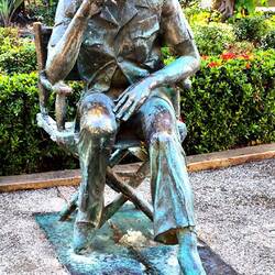 John Huston auf der Isla Cuale