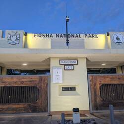 Eingang zum Etosha
