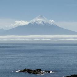 The morning view of the volcano. I must have take this shot 10 times!