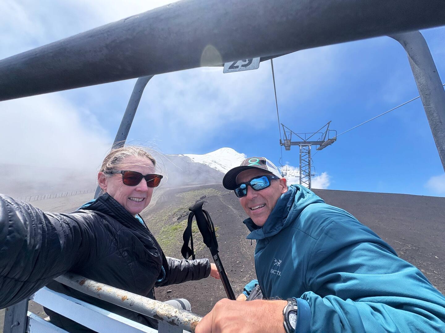 Chairlift selfie!